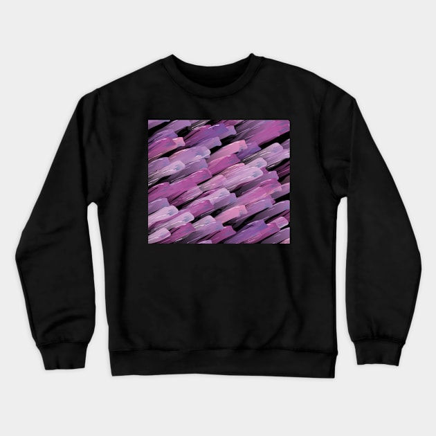 Splatter purple Crewneck Sweatshirt by ARTSYILA